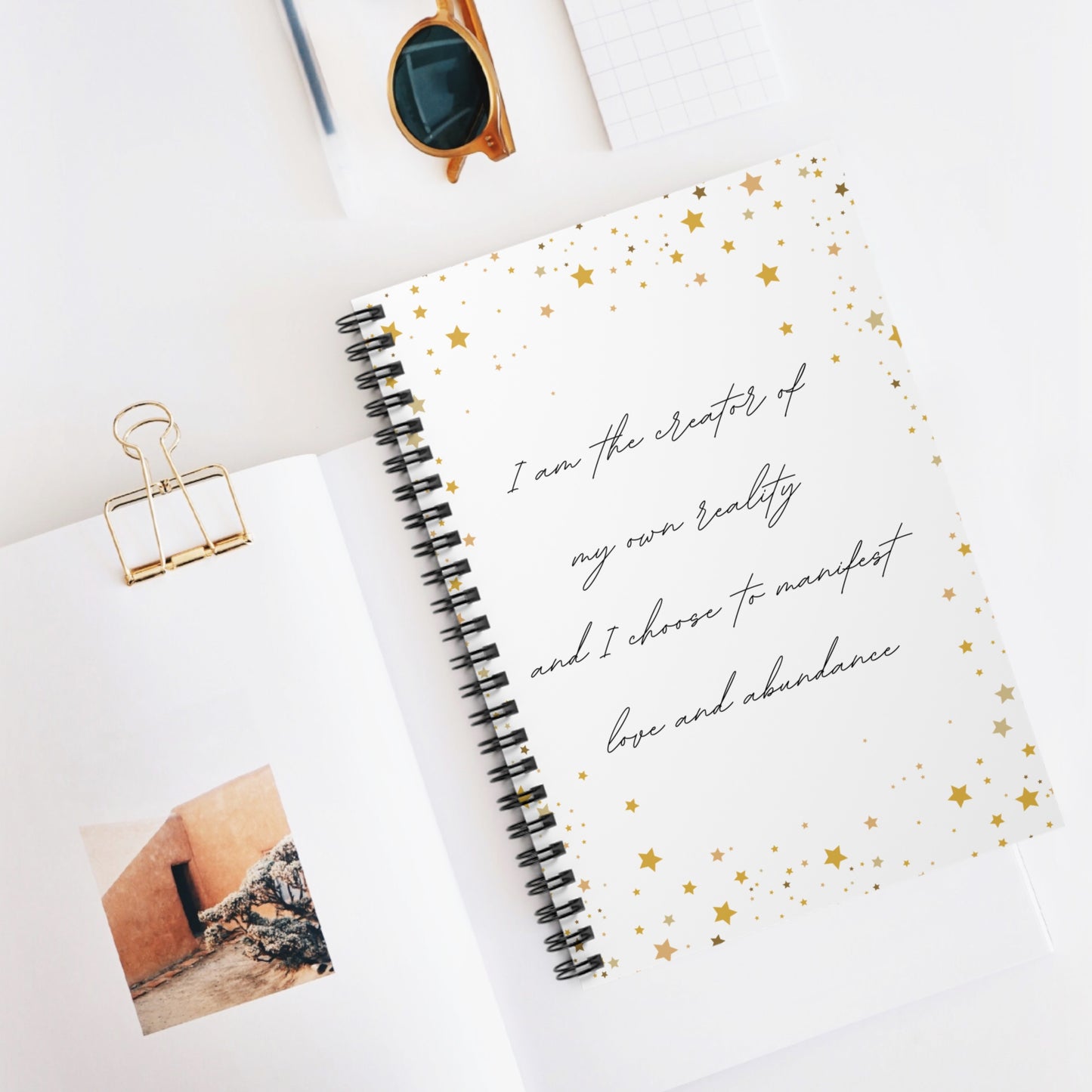 Manifestation Journal Notebook — I am the creator of my own reality