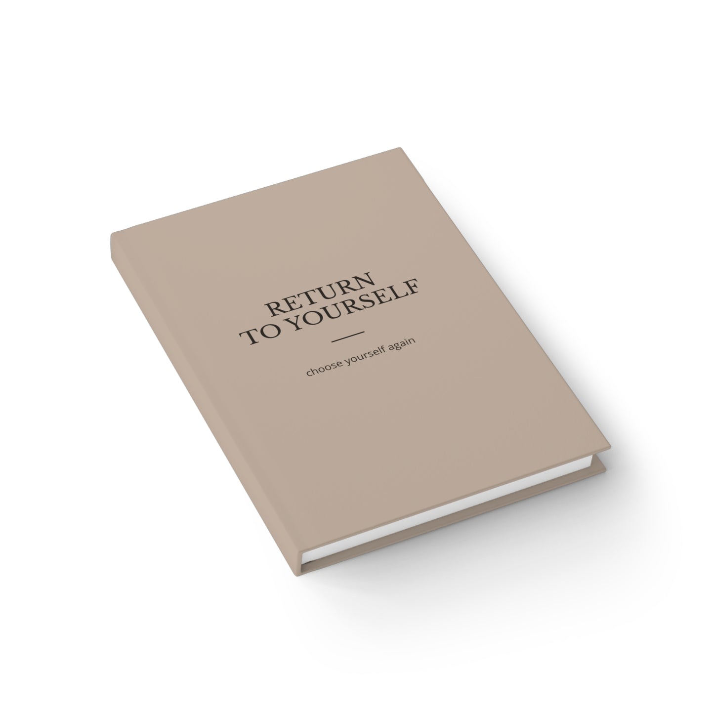 Return to Yourself Journal — Reconnect with yourself, one page at a time