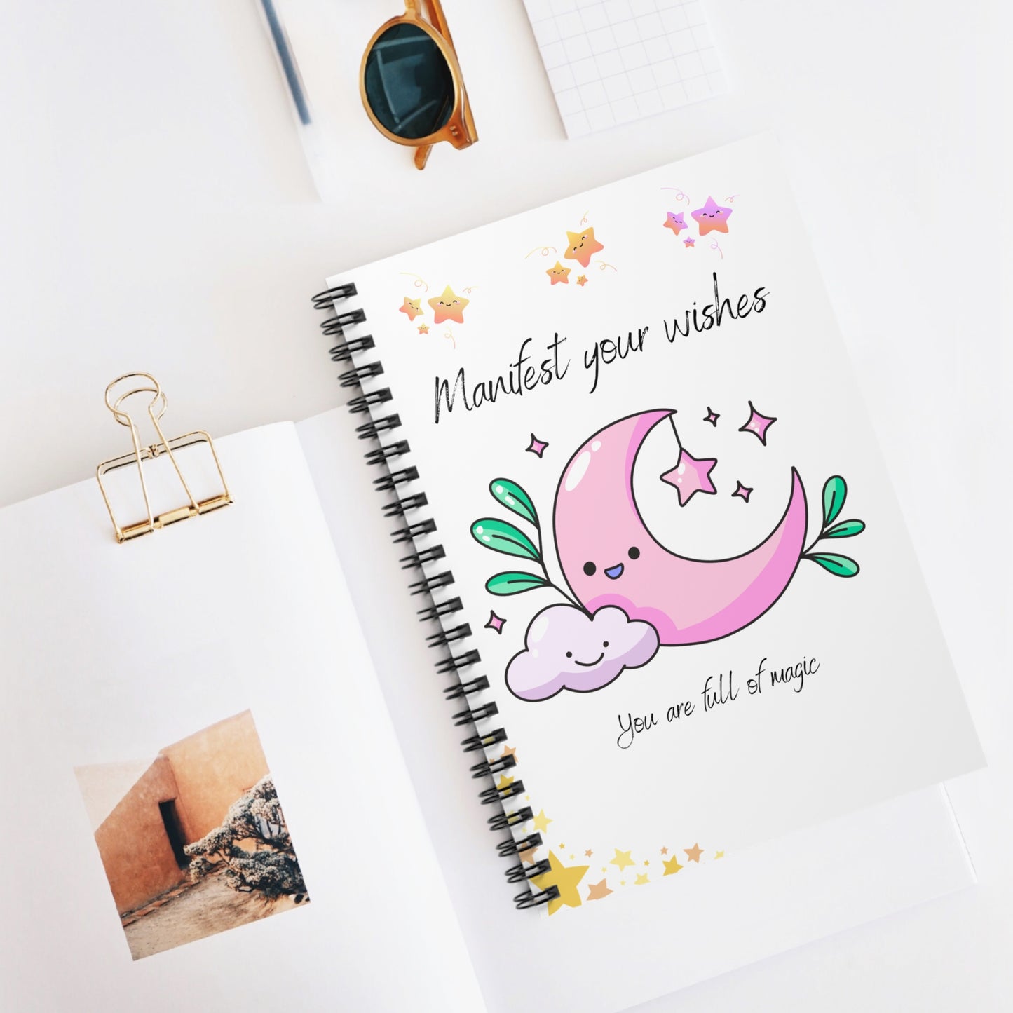 Manifest Your Wishes Notebook