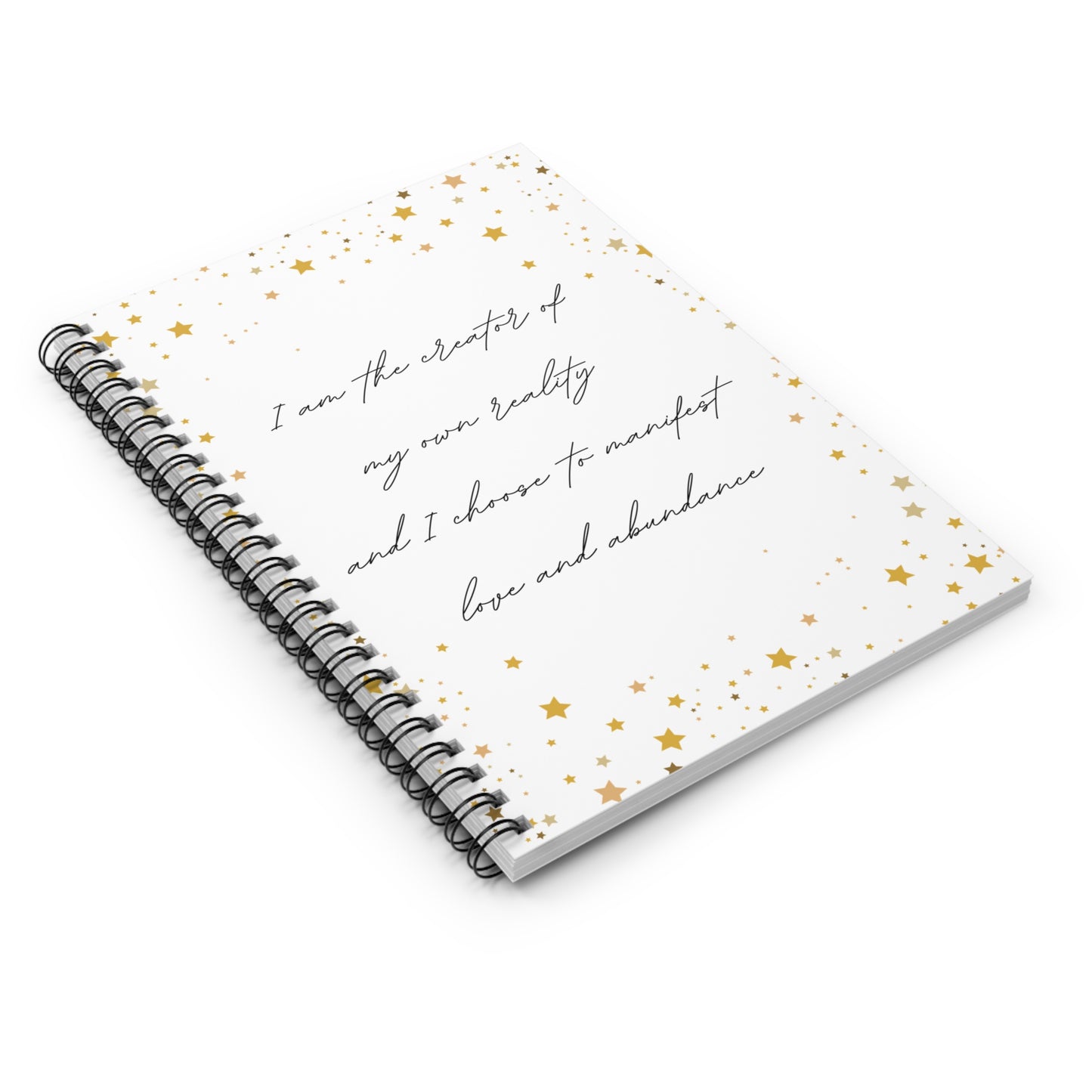 Manifestation Journal Notebook — I am the creator of my own reality