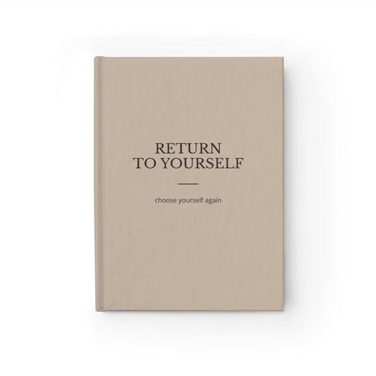 Return to Yourself Journal — Reconnect with yourself, one page at a time