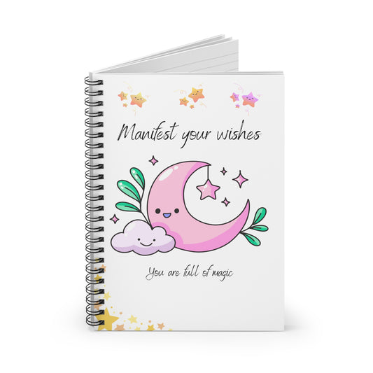 Manifest Your Wishes Notebook