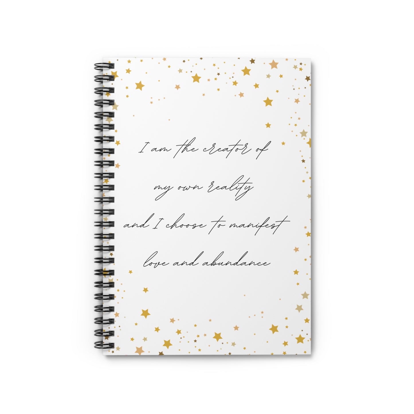 Manifestation Journal Notebook — I am the creator of my own reality