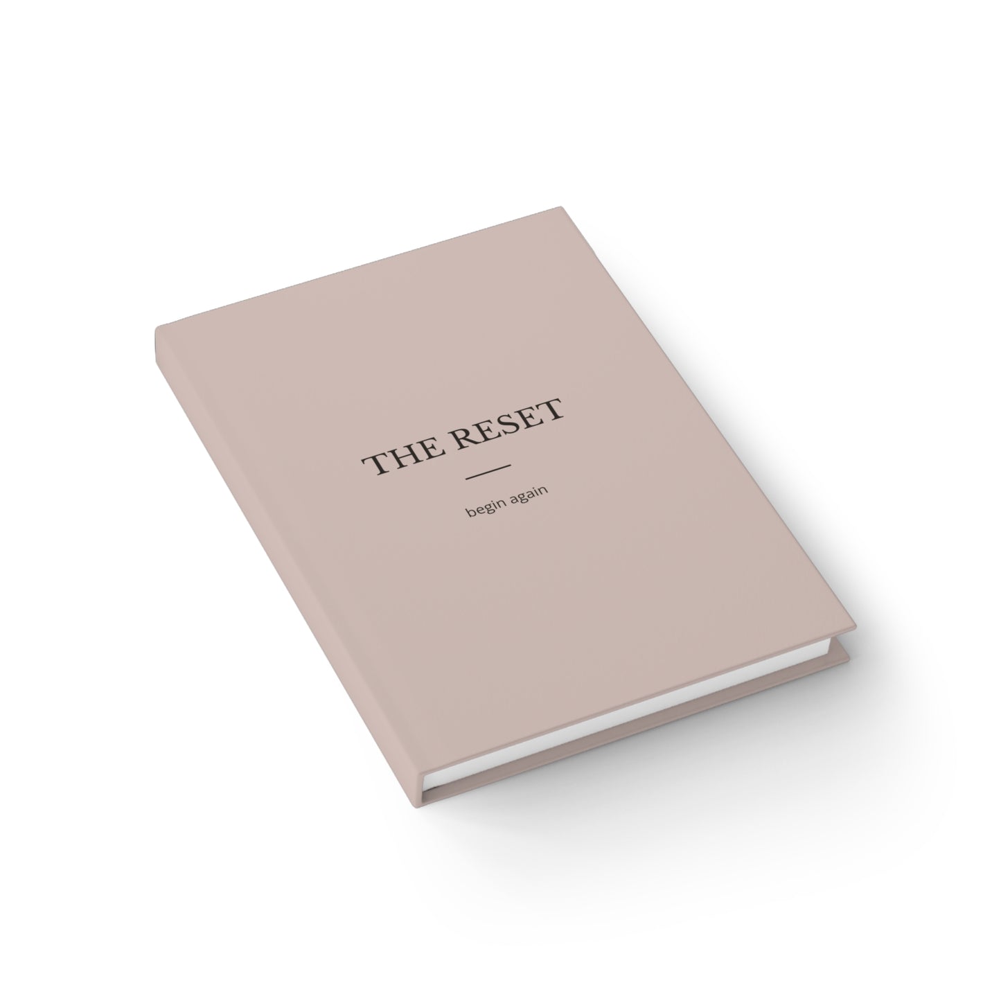 The Reset Journal - A quiet place for your thoughts